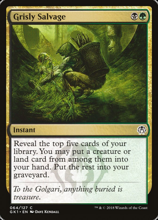 Grisly Salvage [Guilds of Ravnica Guild Kit] | Gear Gaming Fayetteville