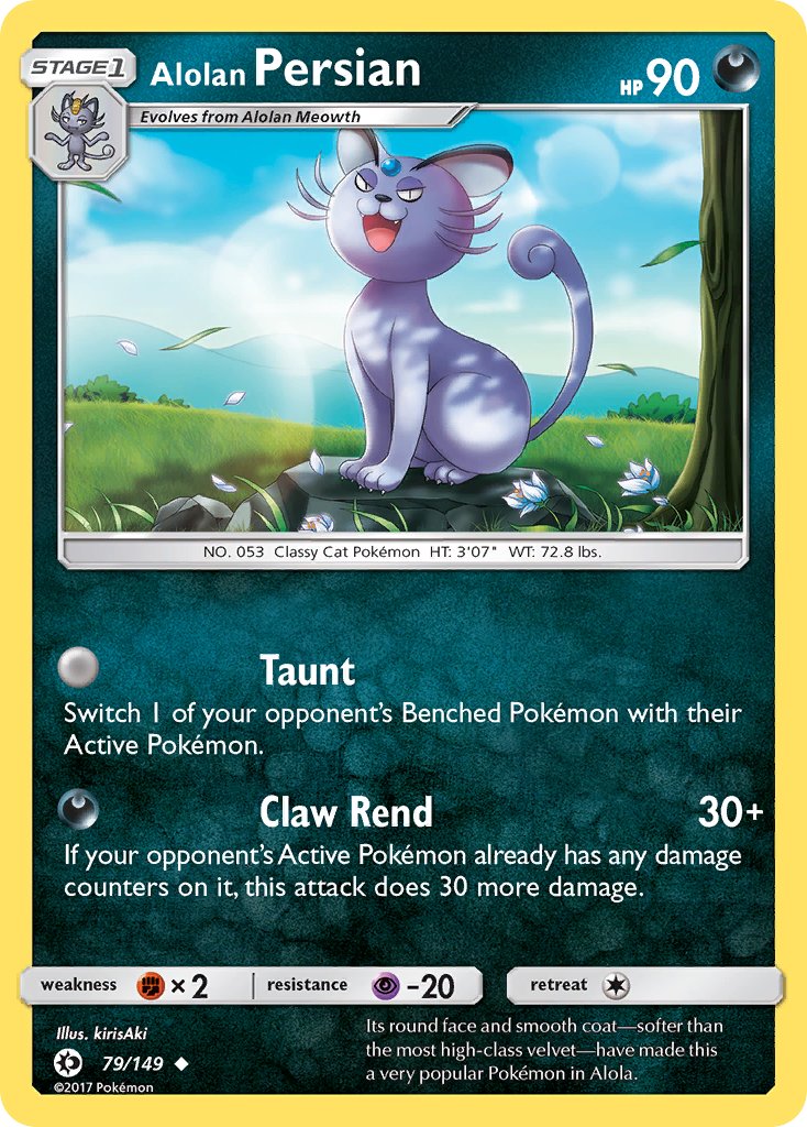 Alolan Persian (79/149) (Cosmos Holo) (Blister Exclusive) [Sun & Moon: Base Set] | Gear Gaming Fayetteville