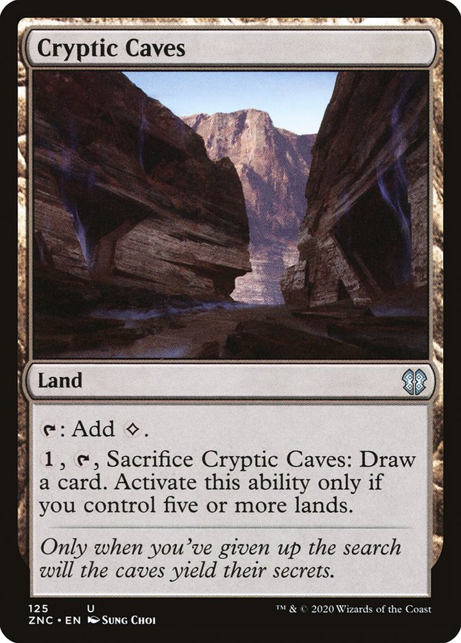 Cryptic Caves [Zendikar Rising Commander] | Gear Gaming Fayetteville