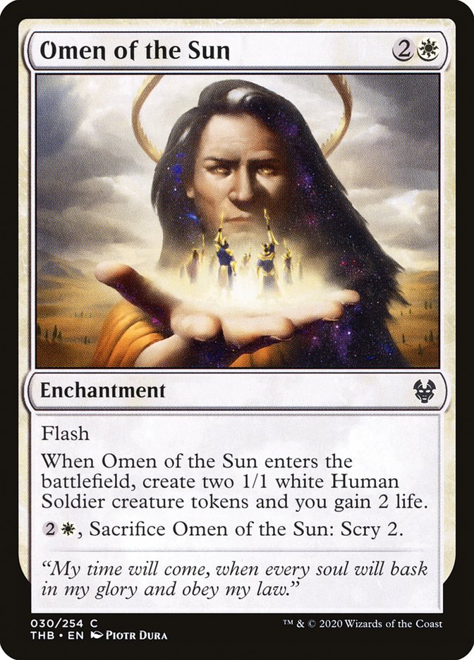 Omen of the Sun [Theros Beyond Death] | Gear Gaming Fayetteville