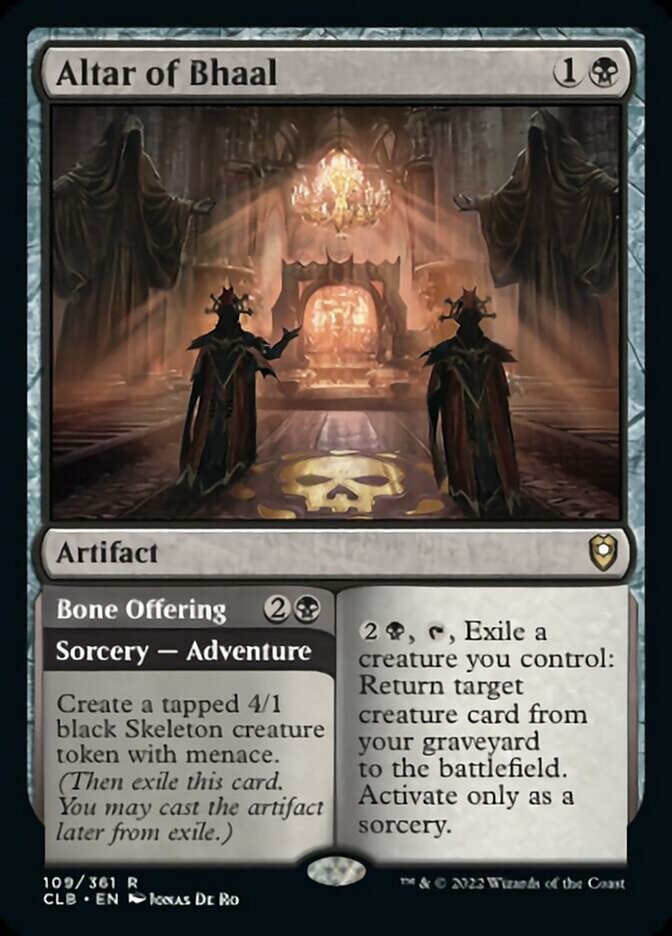 Altar of Bhaal // Bone Offering [Commander Legends: Battle for Baldur's Gate] | Gear Gaming Fayetteville