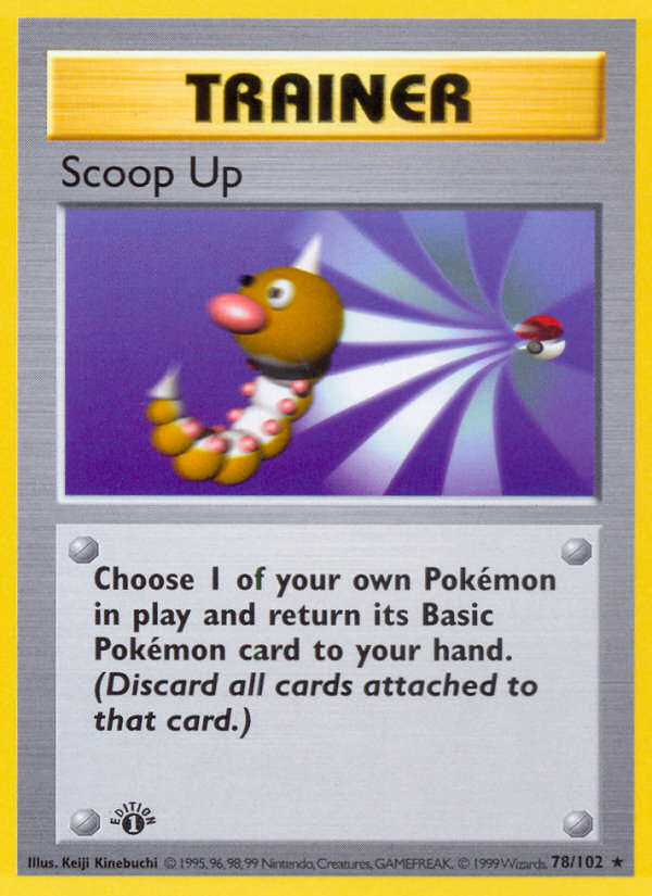 Scoop Up (78/102) (Shadowless) [Base Set 1st Edition] | Gear Gaming Fayetteville