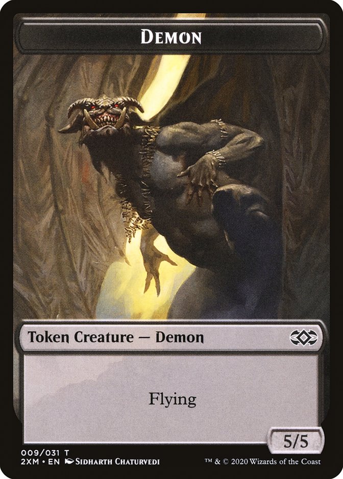 Demon Token [Double Masters Tokens] | Gear Gaming Fayetteville