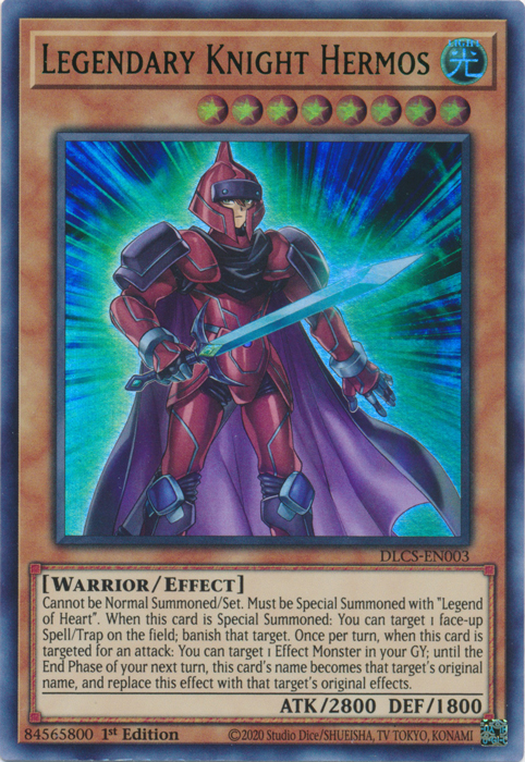 Legendary Knight Hermos (Green) [DLCS-EN003] Ultra Rare | Gear Gaming Fayetteville