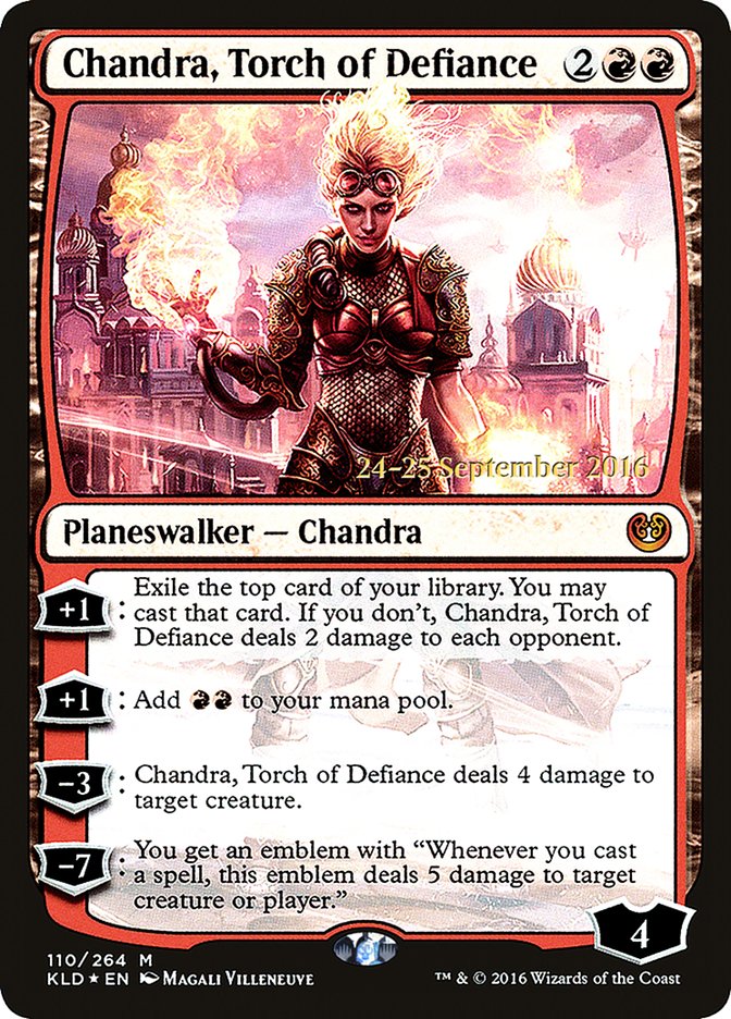 Chandra, Torch of Defiance [Kaladesh Prerelease Promos] | Gear Gaming Fayetteville