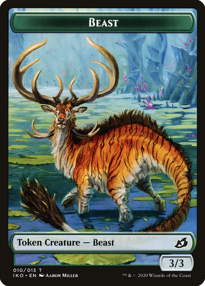 Beast Token [Ikoria: Lair of Behemoths Tokens] | Gear Gaming Fayetteville