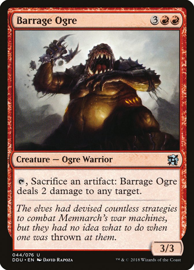 Barrage Ogre [Duel Decks: Elves vs. Inventors] | Gear Gaming Fayetteville