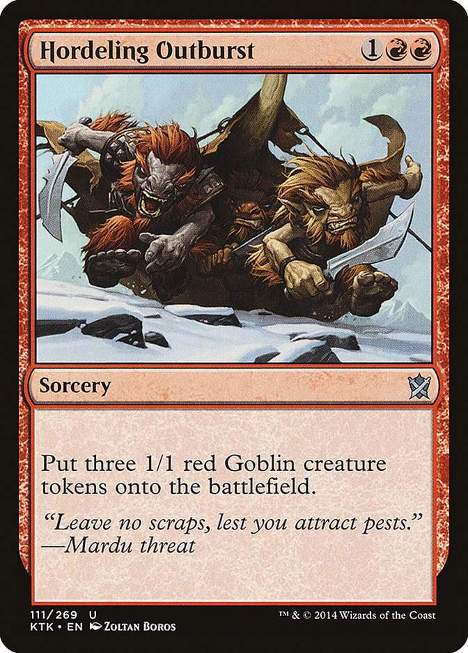 Hordeling Outburst [Khans of Tarkir] | Gear Gaming Fayetteville