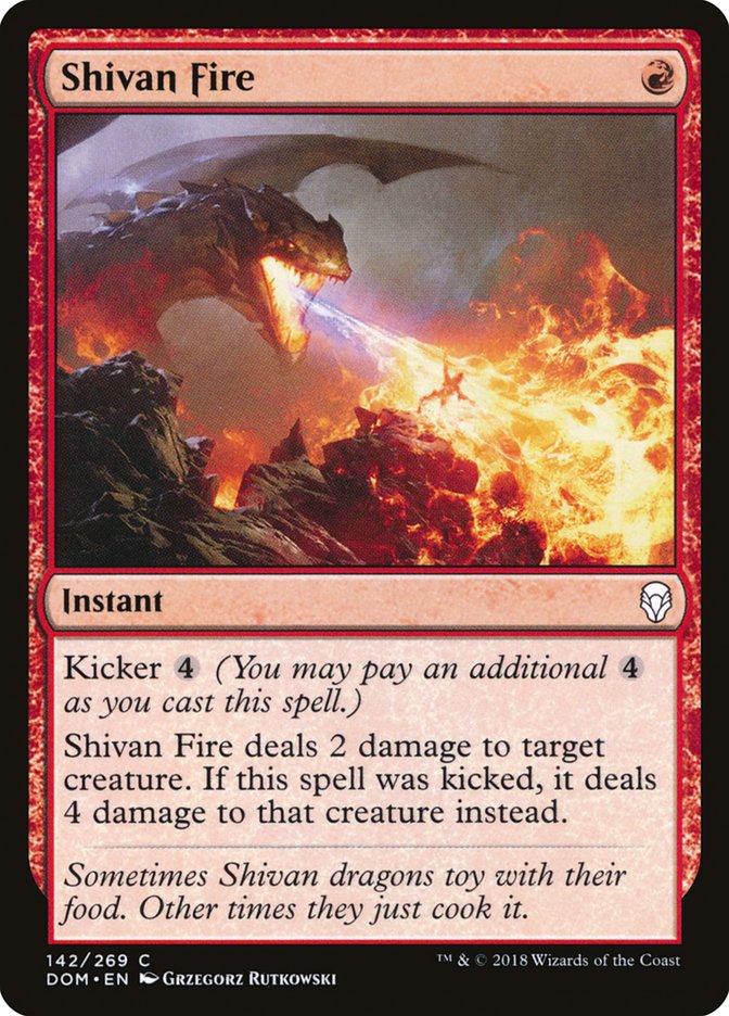 Shivan Fire [Dominaria] | Gear Gaming Fayetteville