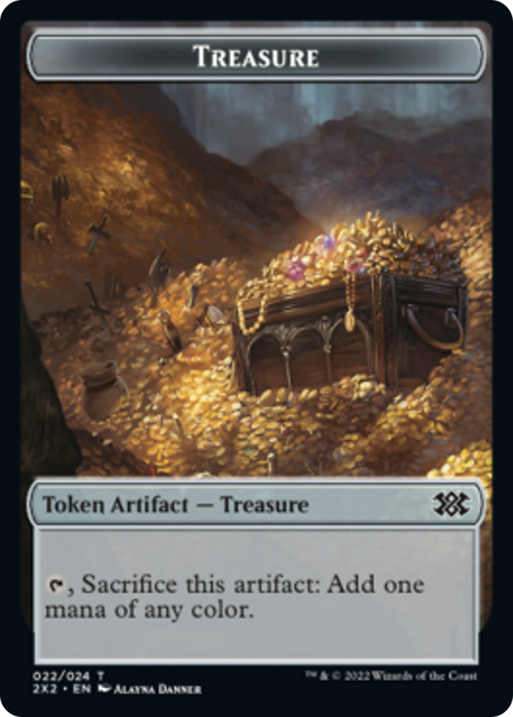 Egg // Treasure Double-Sided Token [Double Masters 2022 Tokens] | Gear Gaming Fayetteville