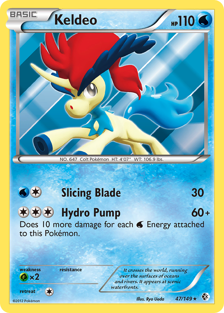 Keldeo (47/149) [Black & White: Boundaries Crossed] | Gear Gaming Fayetteville