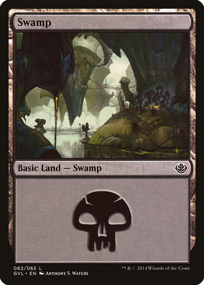 Swamp (62) (Garruk vs. Liliana) [Duel Decks Anthology] | Gear Gaming Fayetteville