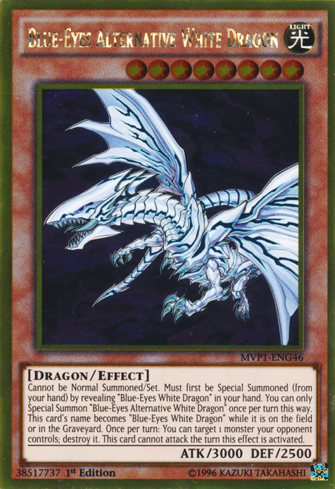 Blue-Eyes Alternative White Dragon [MVP1-ENG46] Gold Rare | Gear Gaming Fayetteville