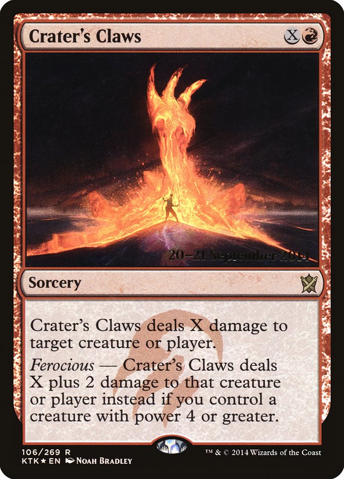 Crater's Claws [Khans of Tarkir Prerelease Promos] | Gear Gaming Fayetteville