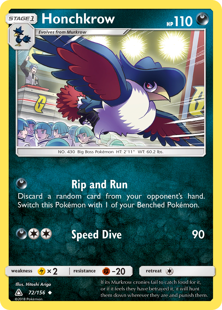 Honchkrow (72/156) [Sun & Moon: Ultra Prism] | Gear Gaming Fayetteville