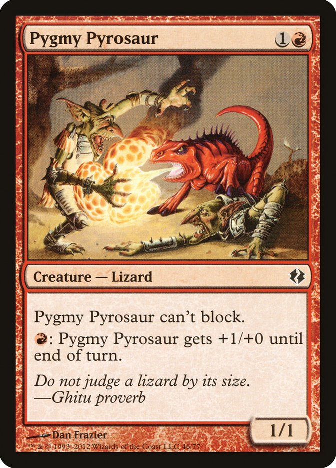 Pygmy Pyrosaur [Duel Decks: Venser vs. Koth] | Gear Gaming Fayetteville