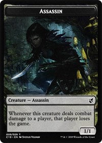 Assassin // Morph Double-Sided Token [Commander 2019 Tokens] | Gear Gaming Fayetteville