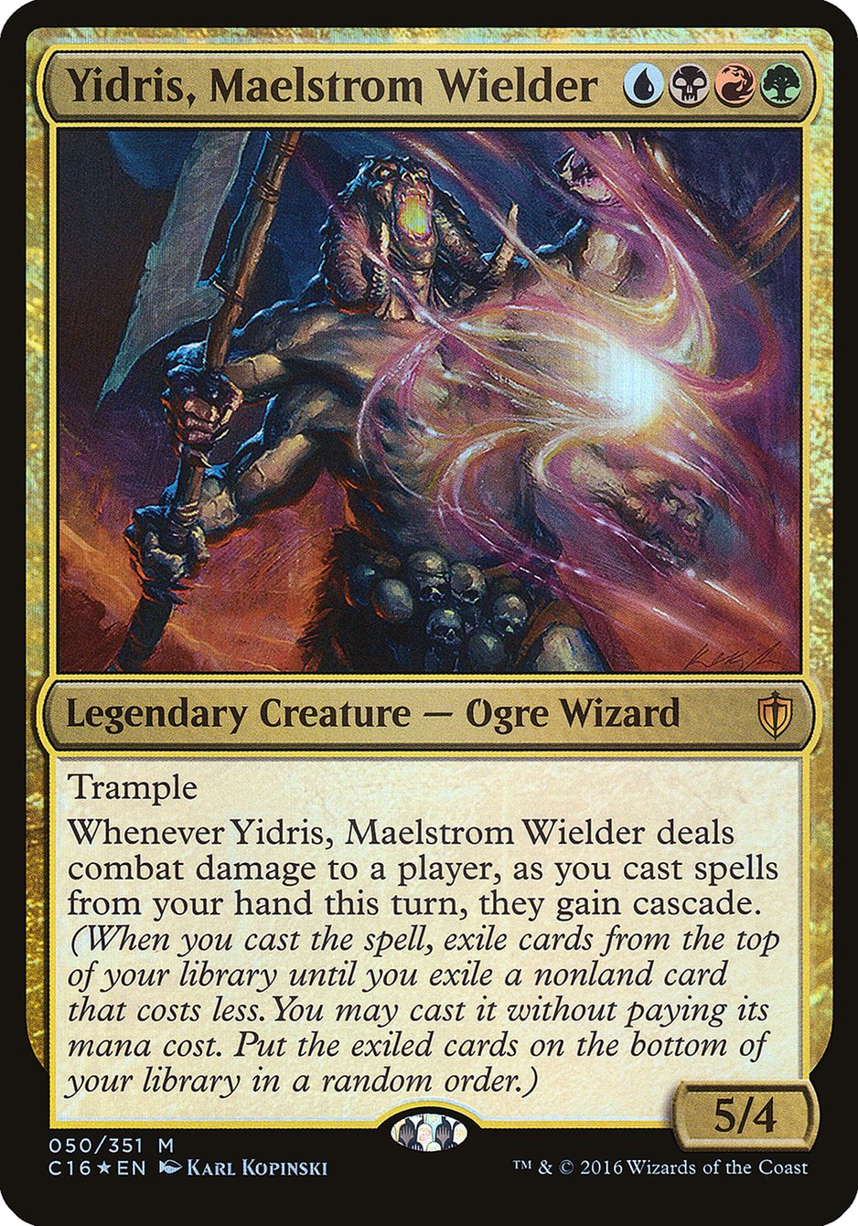 Yidris, Maelstrom Wielder (Oversized) [Commander 2016 Oversized] | Gear Gaming Fayetteville