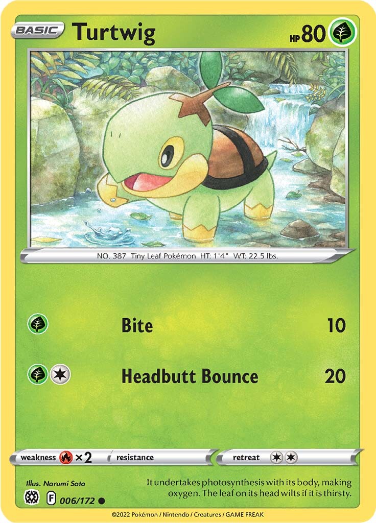 Turtwig (006/172) [Sword & Shield: Brilliant Stars] | Gear Gaming Fayetteville