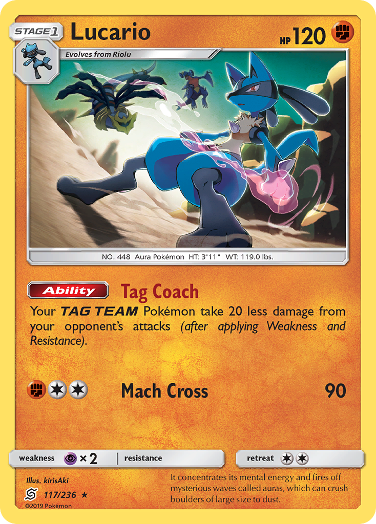 Lucario (117/236) [Sun & Moon: Unified Minds] | Gear Gaming Fayetteville