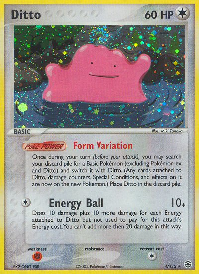 Ditto (4/112) [EX: FireRed & LeafGreen] | Gear Gaming Fayetteville