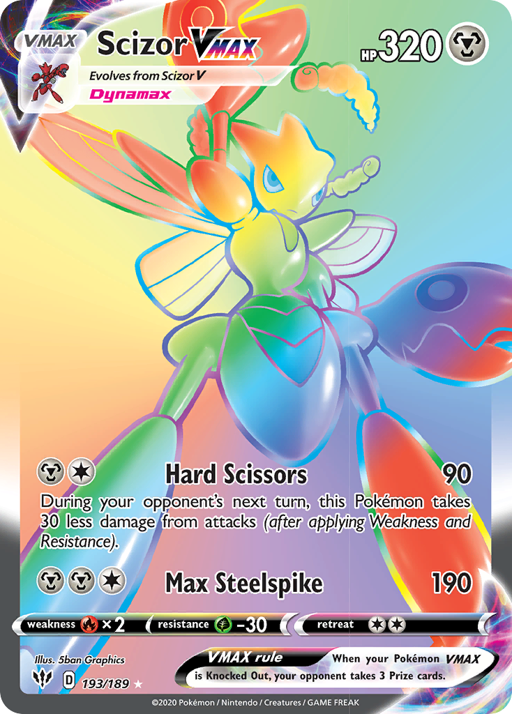 Scizor VMAX (193/189) [Sword & Shield: Darkness Ablaze] | Gear Gaming Fayetteville