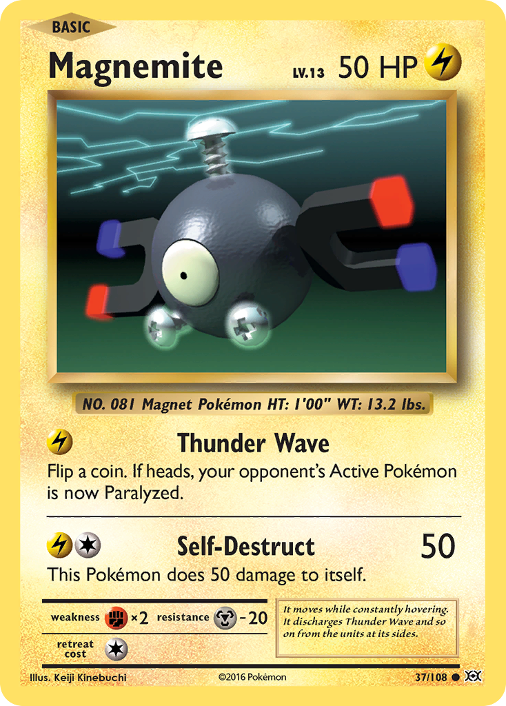 Magnemite (37/108) [XY: Evolutions] | Gear Gaming Fayetteville