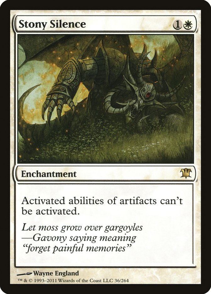 Stony Silence [Innistrad] | Gear Gaming Fayetteville