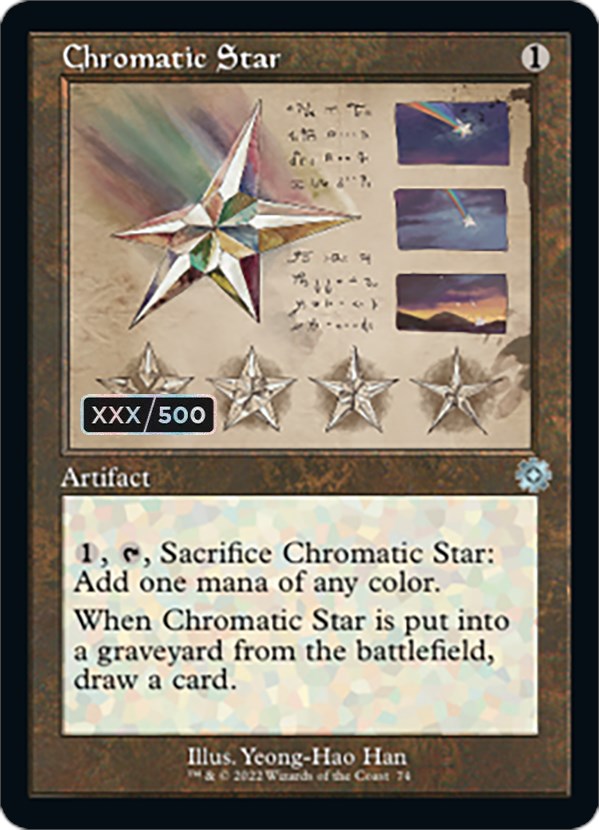 Chromatic Star (Retro Schematic) (Serialized) [The Brothers' War Retro Artifacts] | Gear Gaming Fayetteville