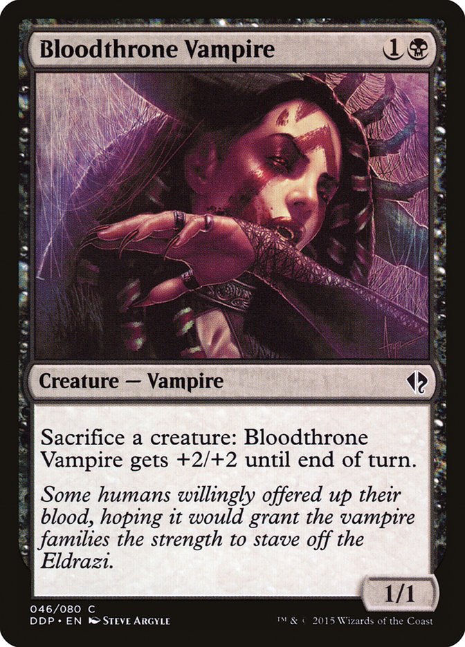 Bloodthrone Vampire [Duel Decks: Zendikar vs. Eldrazi] | Gear Gaming Fayetteville