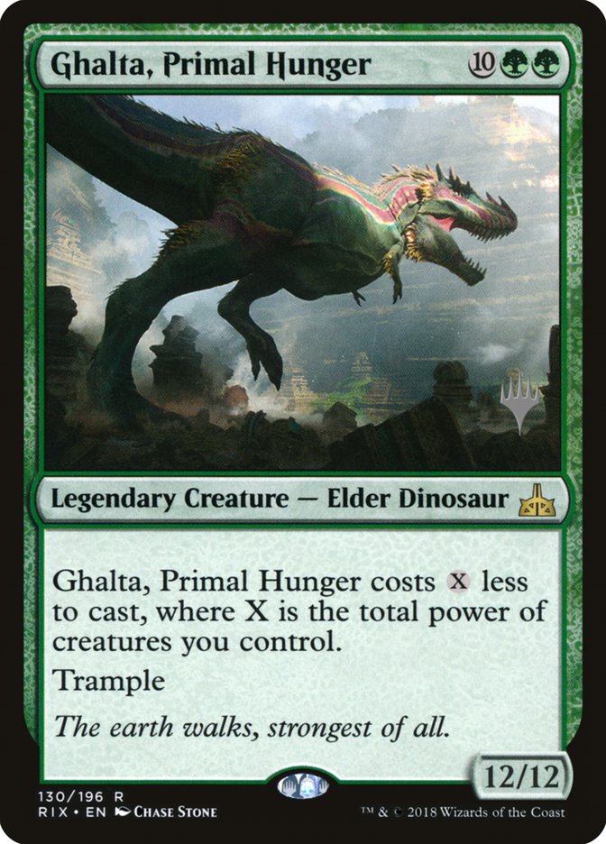 Ghalta, Primal Hunger (Promo Pack) [Rivals of Ixalan Promos] | Gear Gaming Fayetteville