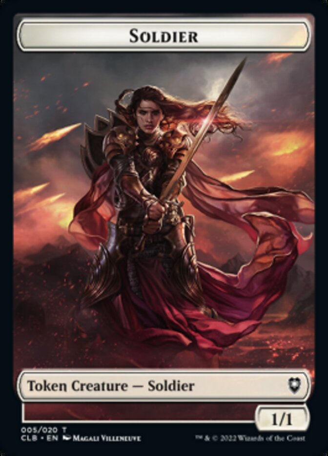 Soldier Token [Commander Legends: Battle for Baldur's Gate Tokens] | Gear Gaming Fayetteville