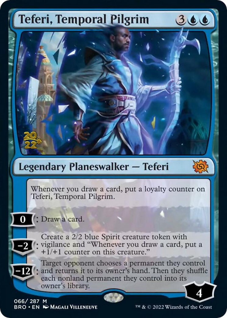 Teferi, Temporal Pilgrim [The Brothers' War Prerelease Promos] | Gear Gaming Fayetteville