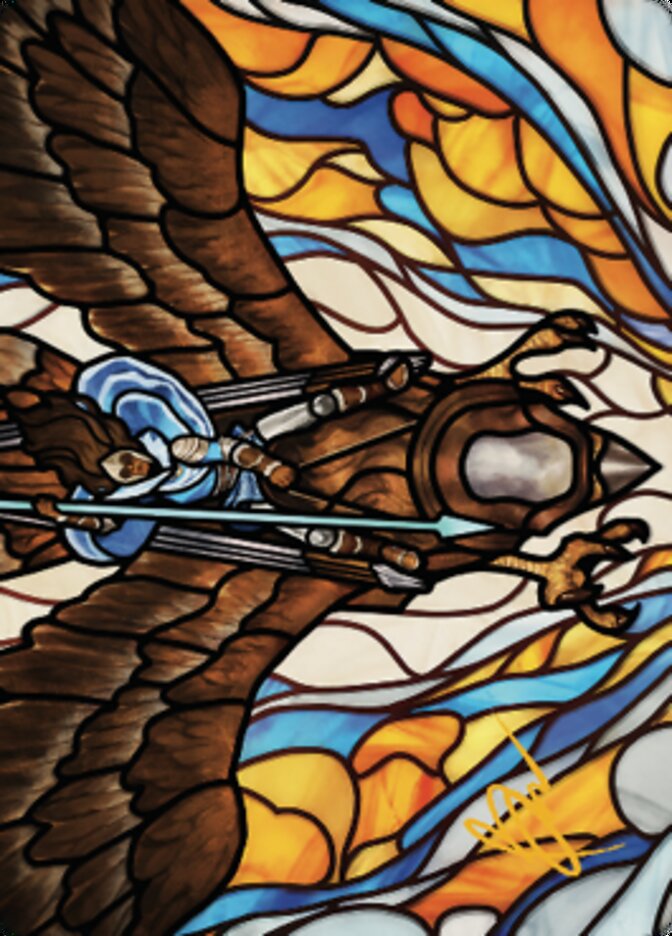 Tura Kennerud, Skyknight Art Card (Gold-Stamped Signature) [Dominaria United Art Series] | Gear Gaming Fayetteville