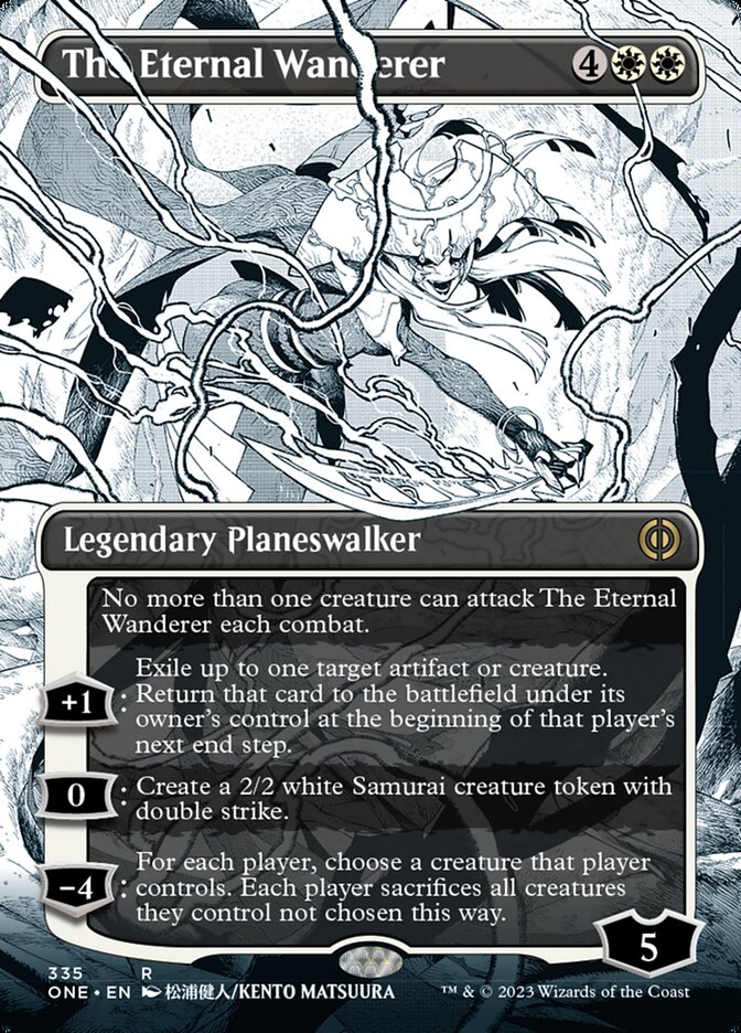 The Eternal Wanderer (Borderless Manga) [Phyrexia: All Will Be One] | Gear Gaming Fayetteville