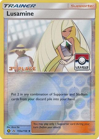 Lusamine (153a/156) (League Challenge Alt Art 3rd Place) [Sun & Moon: Ultra Prism] | Gear Gaming Fayetteville