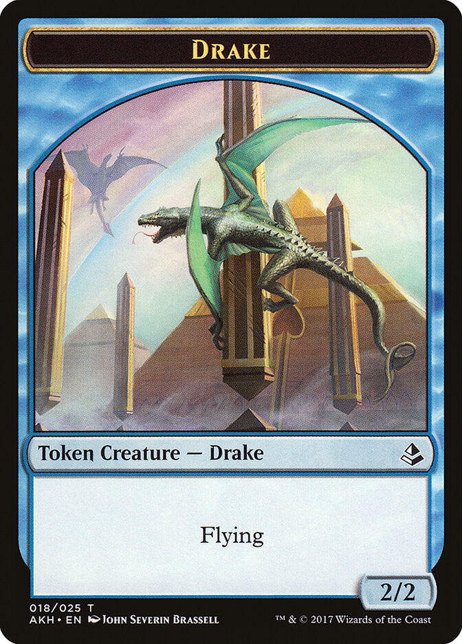 Angel of Sanctions // Drake Double-Sided Token [Amonkhet Tokens] | Gear Gaming Fayetteville