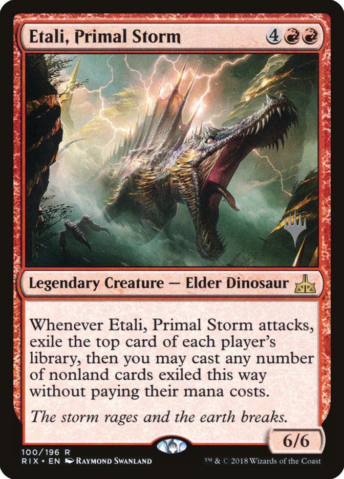 Etali, Primal Storm (Promo Pack) [Rivals of Ixalan Promos] | Gear Gaming Fayetteville