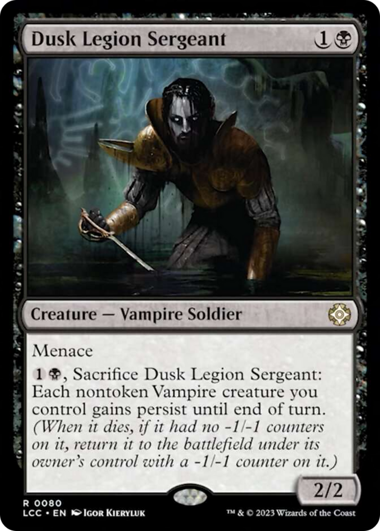 Dusk Legion Sergeant [The Lost Caverns of Ixalan Commander] | Gear Gaming Fayetteville