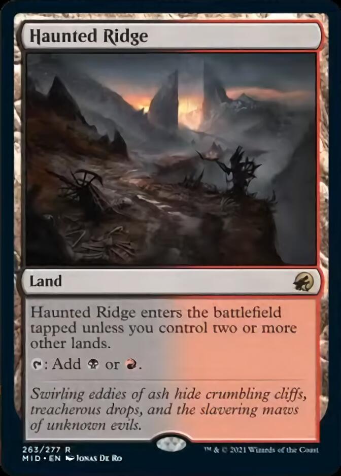 Haunted Ridge [Innistrad: Midnight Hunt] | Gear Gaming Fayetteville