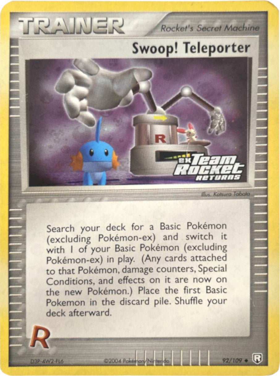 Swoop! Teleporter (92/109) (Stamped) [EX: Team Rocket Returns] | Gear Gaming Fayetteville