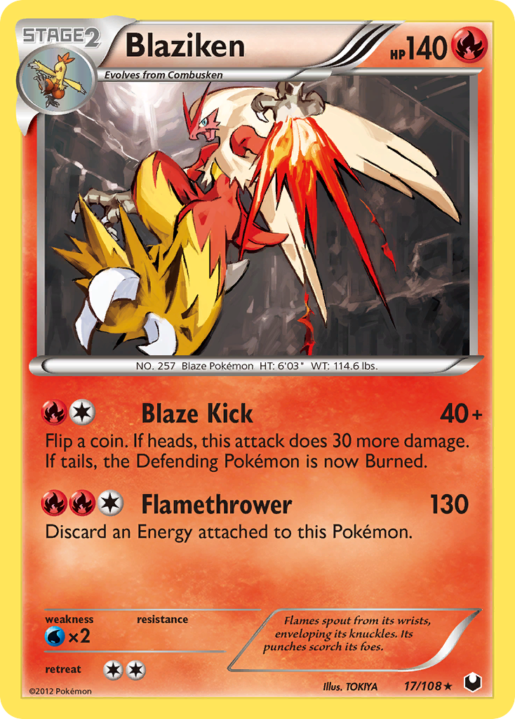 Blaziken (17/108) [Black & White: Dark Explorers] | Gear Gaming Fayetteville