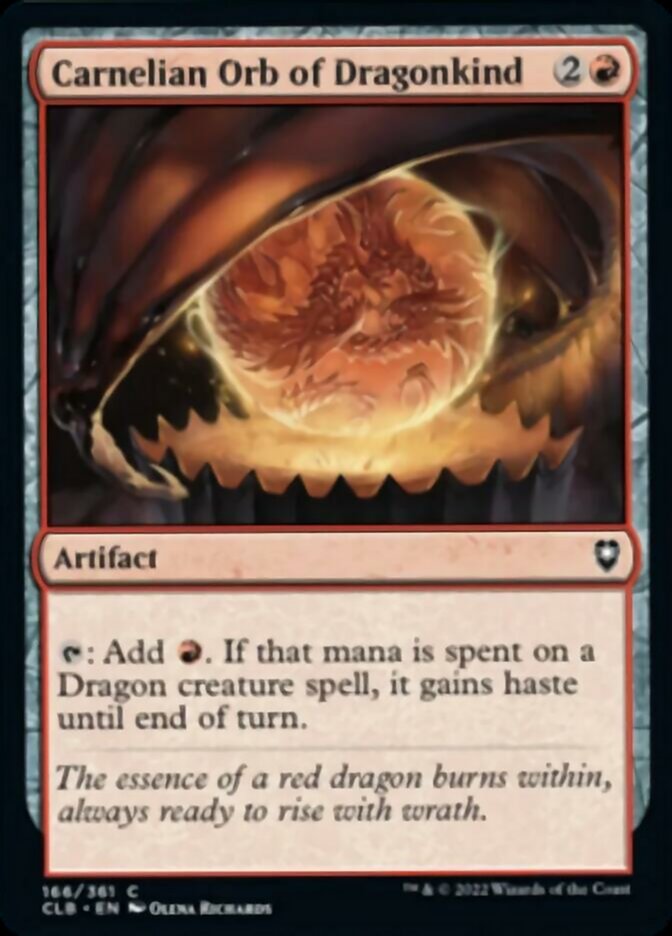 Carnelian Orb of Dragonkind [Commander Legends: Battle for Baldur's Gate] | Gear Gaming Fayetteville