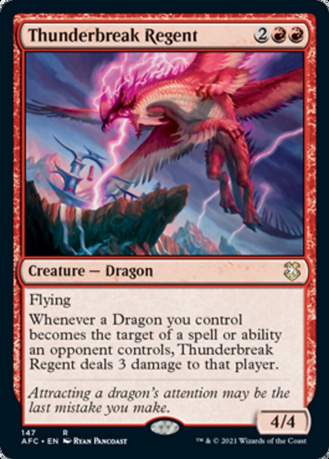 Thunderbreak Regent [Dungeons & Dragons: Adventures in the Forgotten Realms Commander] | Gear Gaming Fayetteville
