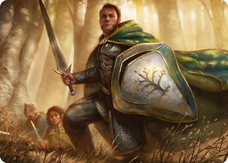 Boromir, Warden of the Tower Art Card [The Lord of the Rings: Tales of Middle-earth Art Series] | Gear Gaming Fayetteville