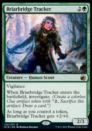 Briarbridge Tracker (Promo Pack) [Innistrad: Midnight Hunt Promos] | Gear Gaming Fayetteville