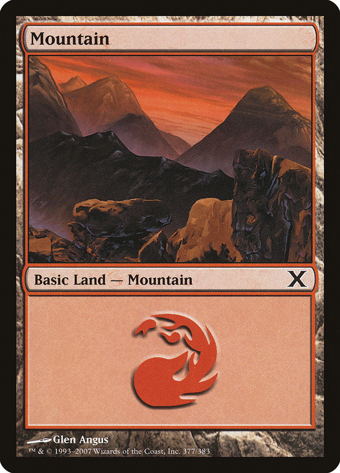 Mountain (377) [Tenth Edition] | Gear Gaming Fayetteville