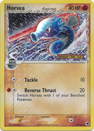 Horsea (31/101) (Delta Species) (Stamped) [EX: Dragon Frontiers] | Gear Gaming Fayetteville