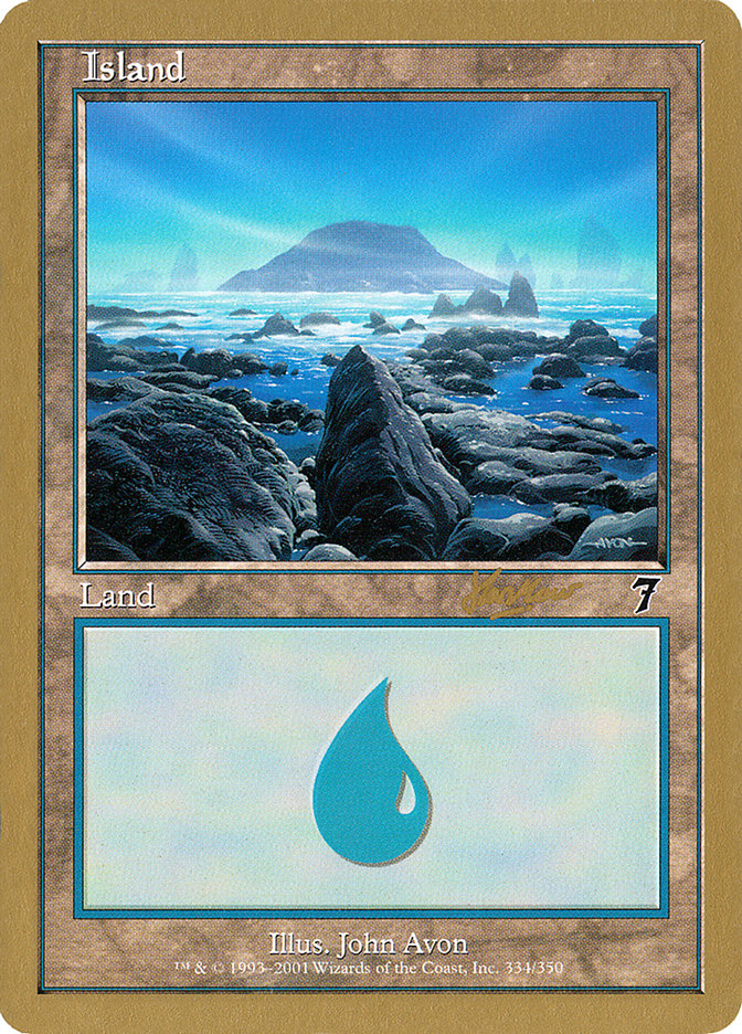 Island (shh334) (Sim Han How) [World Championship Decks 2002] | Gear Gaming Fayetteville