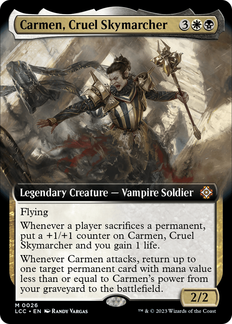 Carmen, Cruel Skymarcher (Extended Art) [The Lost Caverns of Ixalan Commander] | Gear Gaming Fayetteville